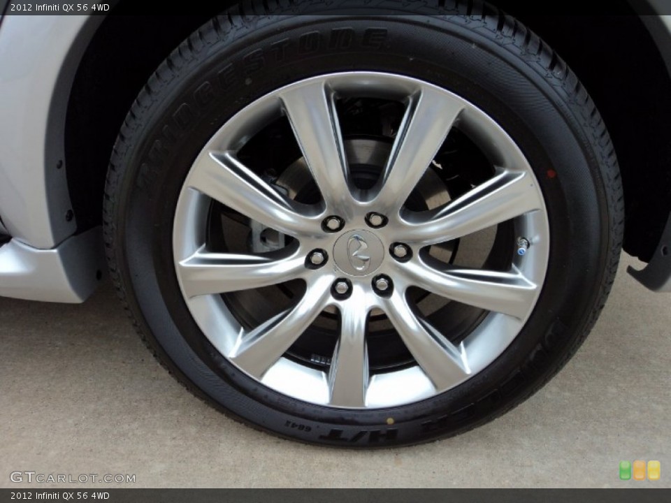 2012 Infiniti QX 56 4WD Wheel and Tire Photo #60073989