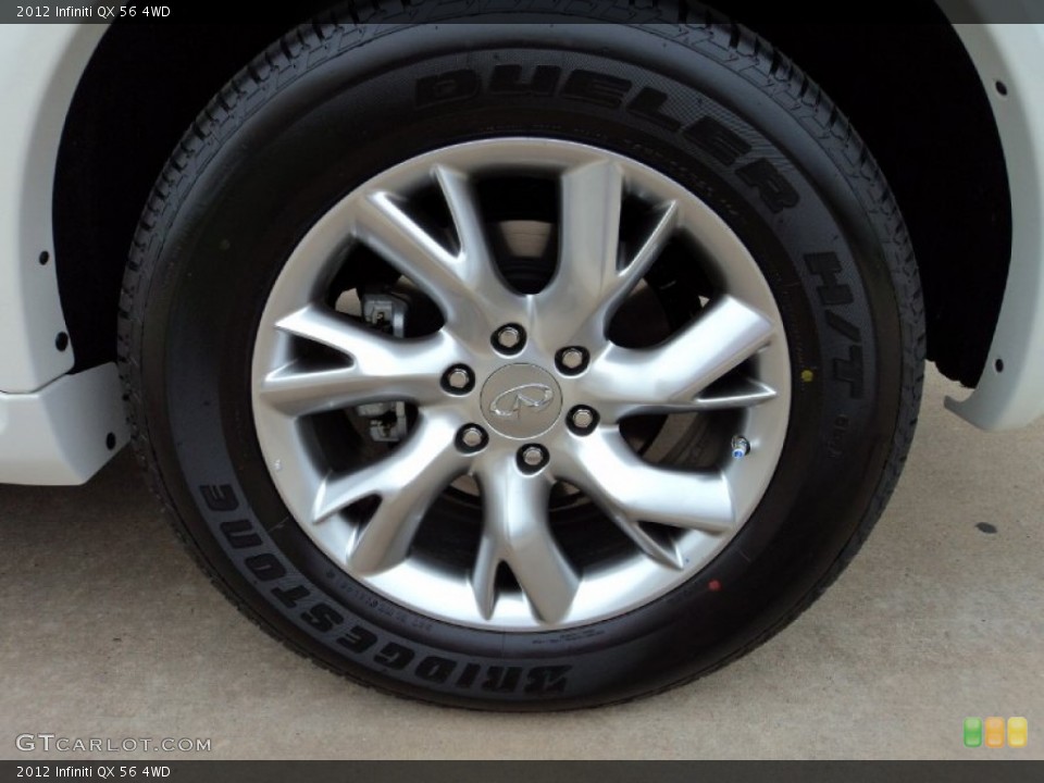 2012 Infiniti QX 56 4WD Wheel and Tire Photo #60074241