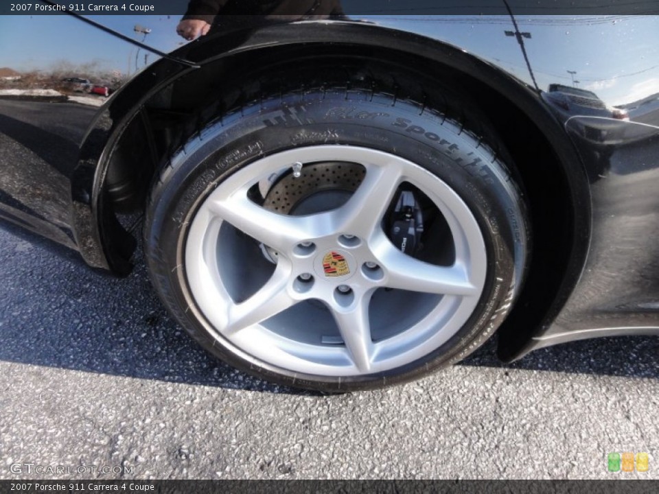 2007 Porsche 911 Carrera 4 Coupe Wheel and Tire Photo #60075986