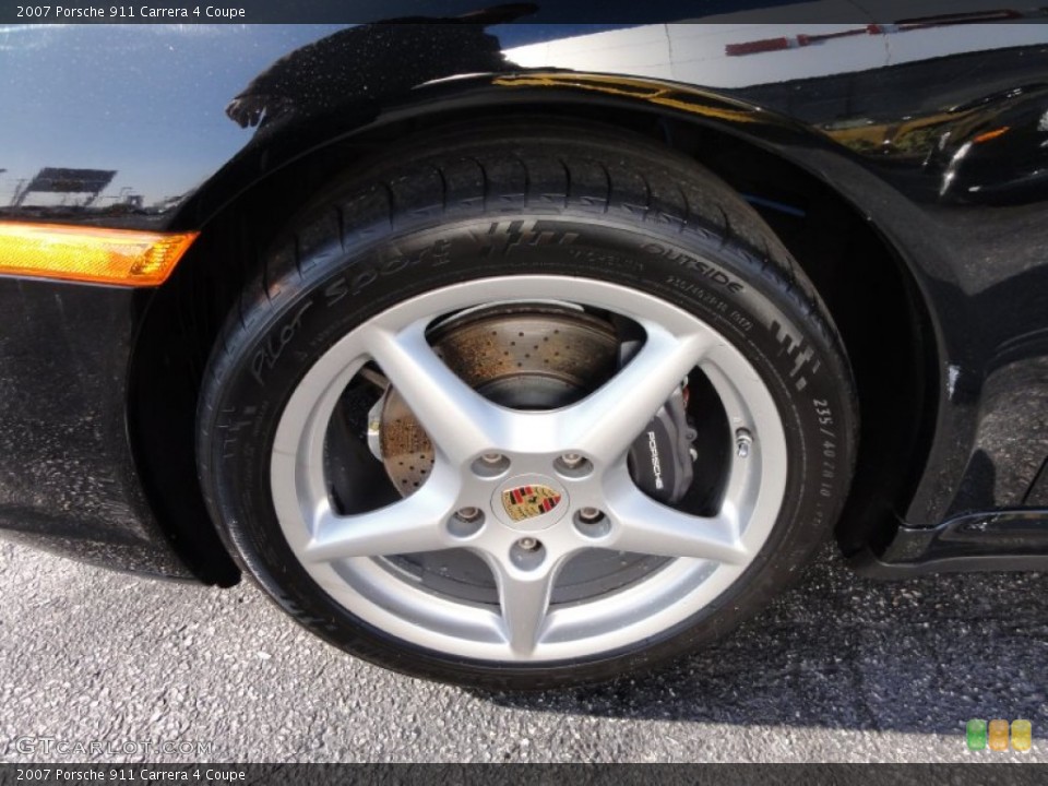 2007 Porsche 911 Carrera 4 Coupe Wheel and Tire Photo #60076014