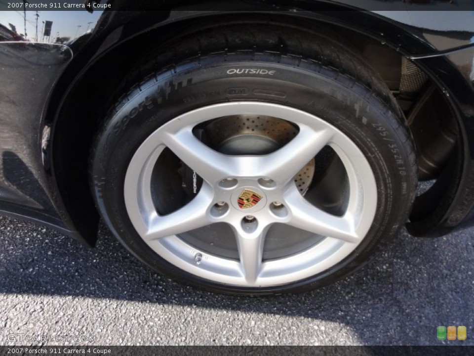 2007 Porsche 911 Carrera 4 Coupe Wheel and Tire Photo #60076020