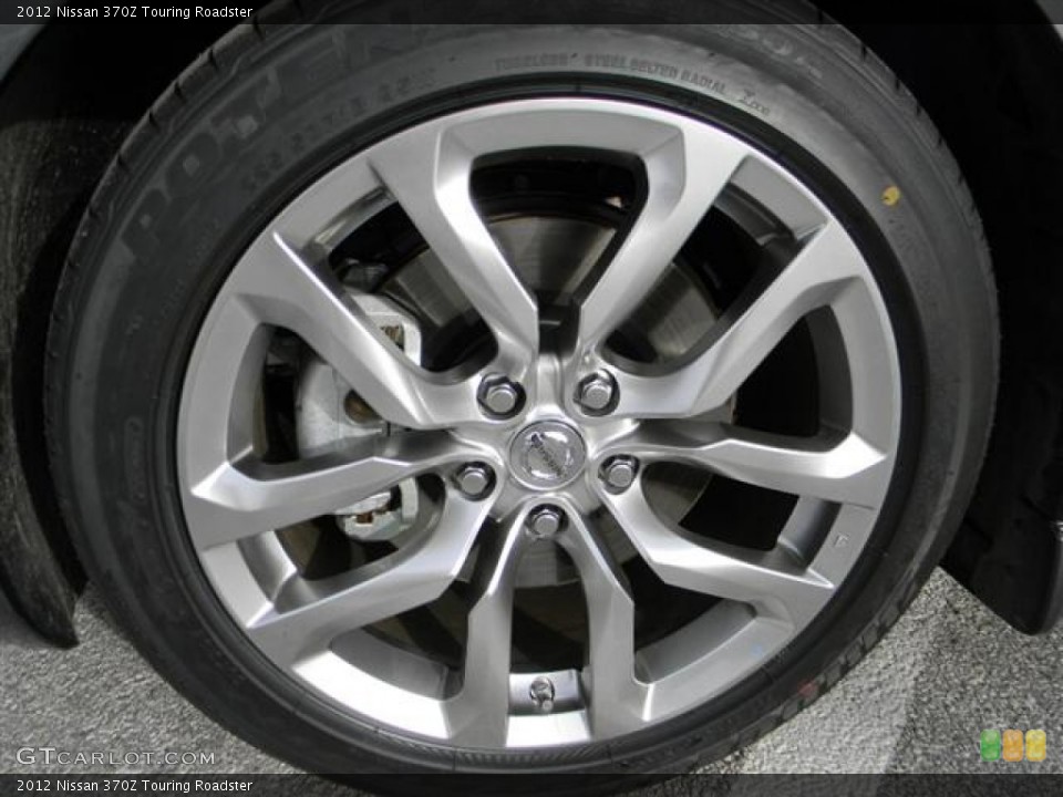 2012 Nissan 370Z Touring Roadster Wheel and Tire Photo #60082701