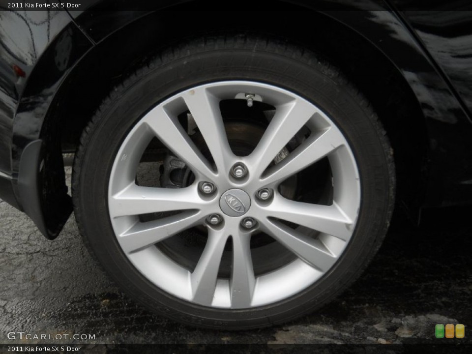 2011 Kia Forte SX 5 Door Wheel and Tire Photo #60082962