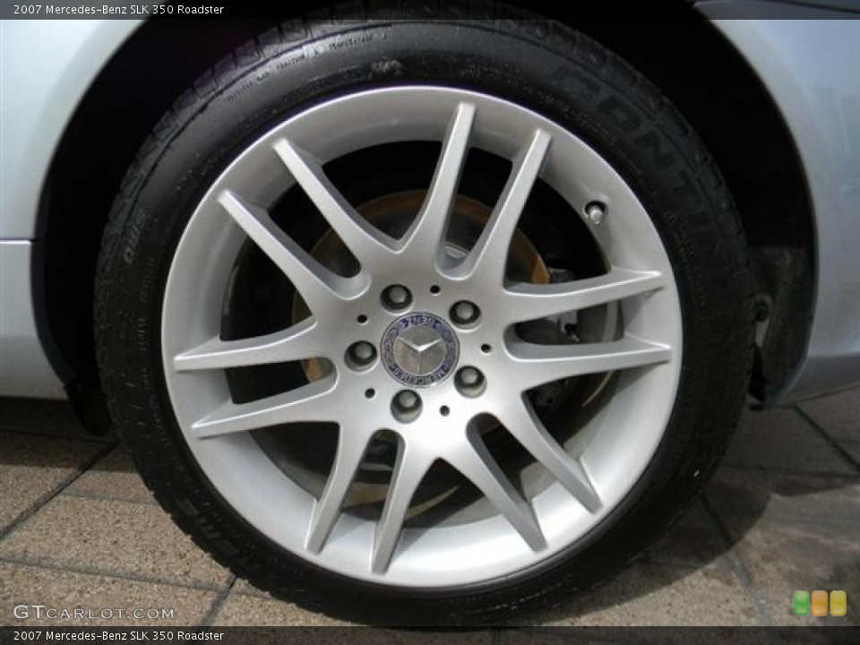 2007 Mercedes-Benz SLK 350 Roadster Wheel and Tire Photo #60086466