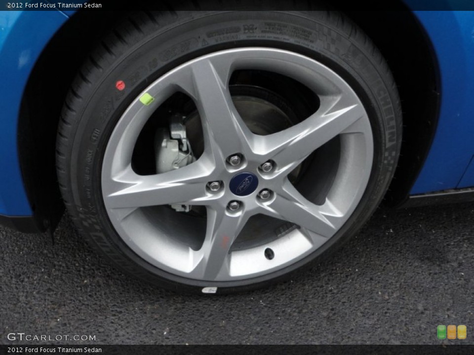 2012 Ford Focus Titanium Sedan Wheel and Tire Photo #60089982