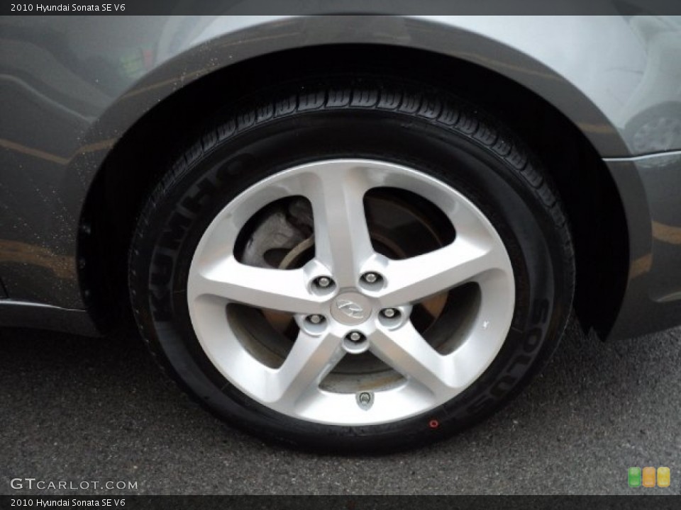 2010 Hyundai Sonata SE V6 Wheel and Tire Photo #60093693