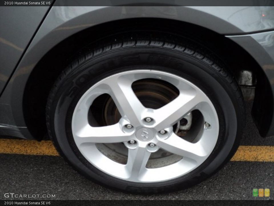 2010 Hyundai Sonata SE V6 Wheel and Tire Photo #60093771