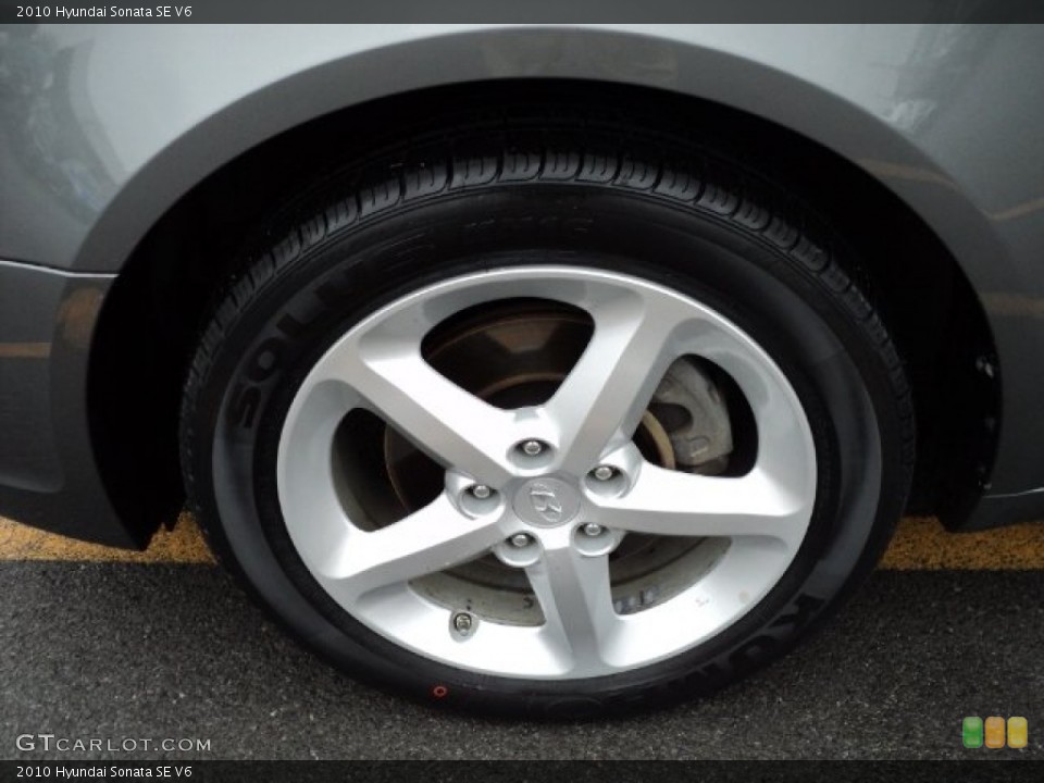 2010 Hyundai Sonata SE V6 Wheel and Tire Photo #60093777