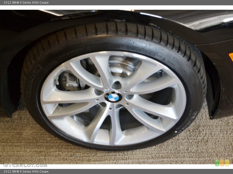 2012 BMW 6 Series 640i Coupe Wheel and Tire Photo #60095241