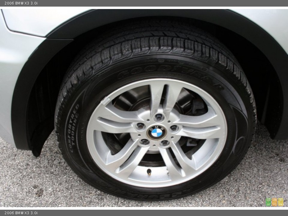 2006 BMW X3 3.0i Wheel and Tire Photo #60105516