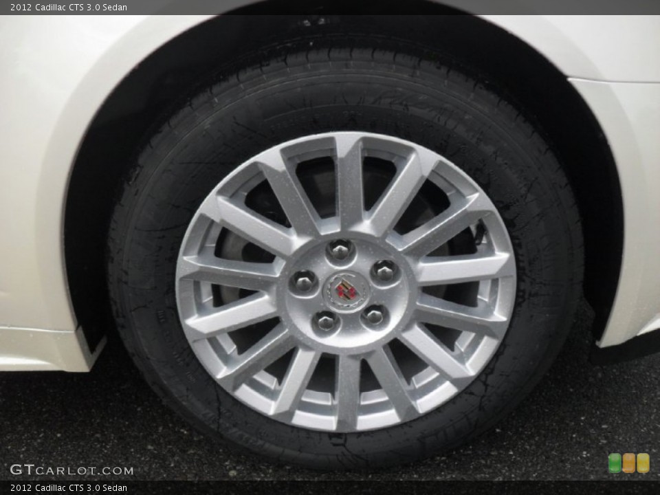2012 Cadillac CTS 3.0 Sedan Wheel and Tire Photo #60106767