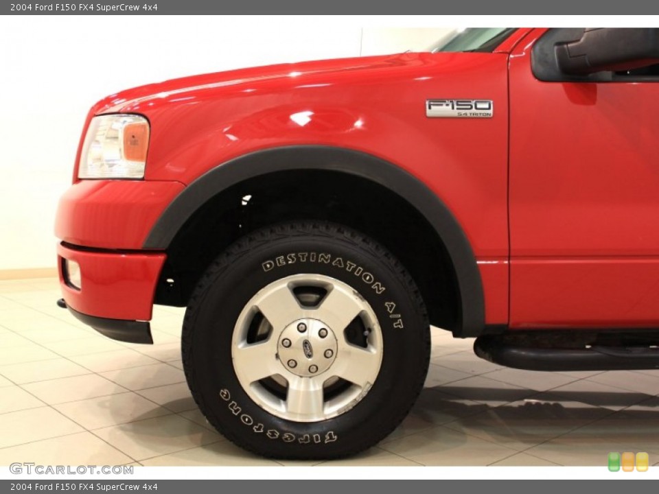 2004 Ford F150 FX4 SuperCrew 4x4 Wheel and Tire Photo #60108150