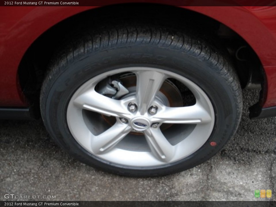 2012 Ford Mustang GT Premium Convertible Wheel and Tire Photo #60110160