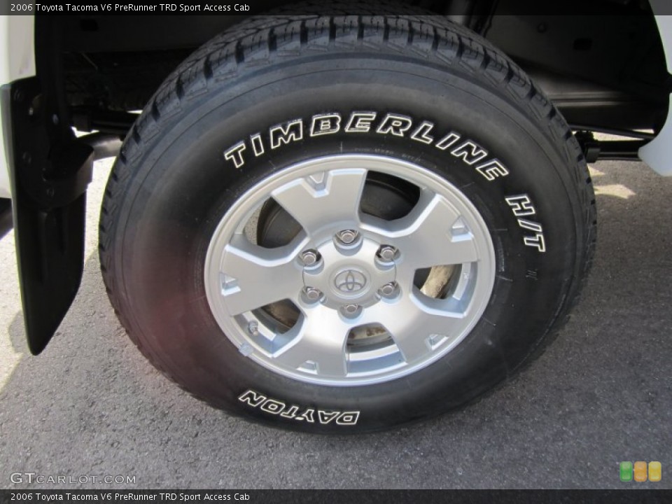 2006 Toyota Tacoma V6 PreRunner TRD Sport Access Cab Wheel and Tire Photo #60114942