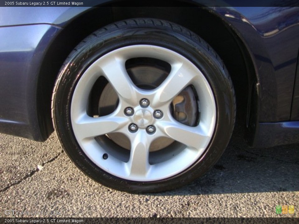 2005 Subaru Legacy 2.5 GT Limited Wagon Wheel and Tire Photo #60121645