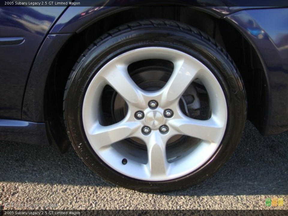 2005 Subaru Legacy 2.5 GT Limited Wagon Wheel and Tire Photo #60121656
