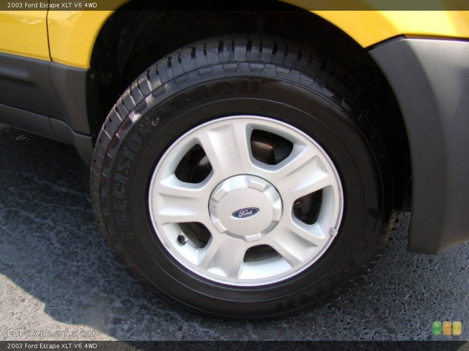 2003 Ford Escape XLT V6 4WD Wheel and Tire Photo #60123577