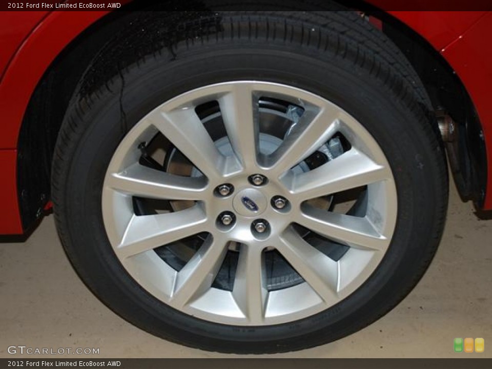 2012 Ford Flex Limited EcoBoost AWD Wheel and Tire Photo #60125193
