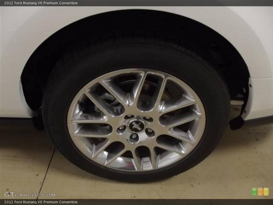 2012 Ford Mustang V6 Premium Convertible Wheel and Tire Photo #60126699