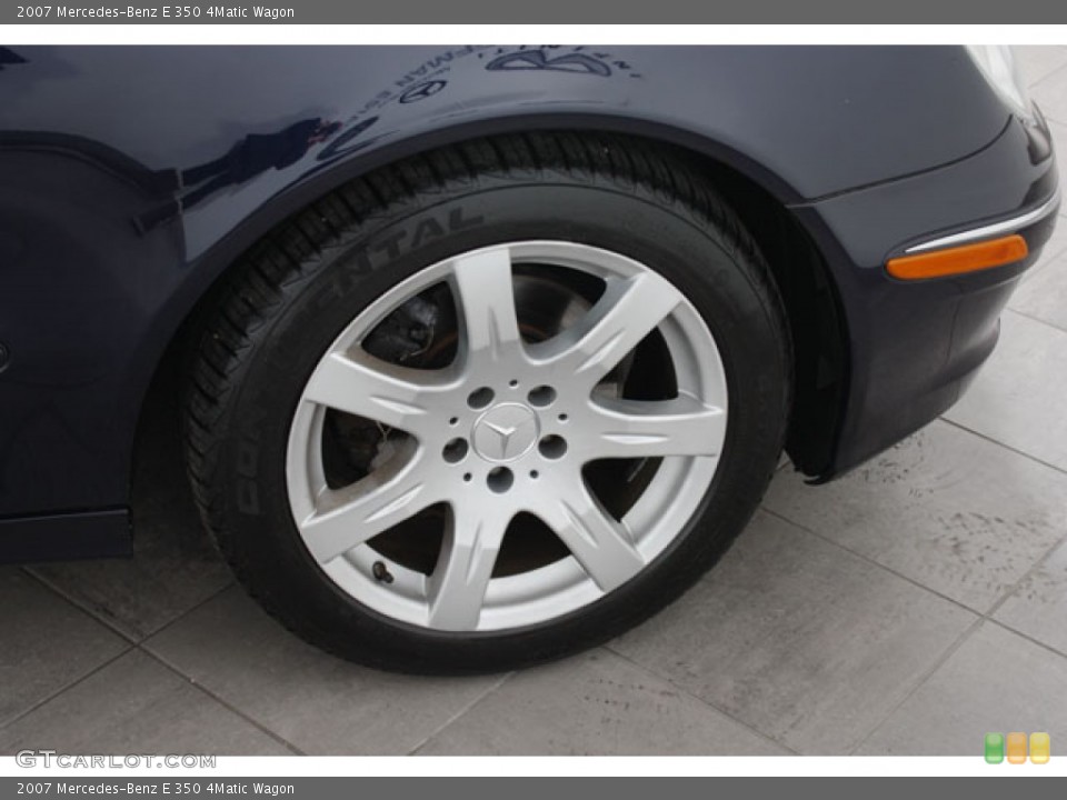 2007 Mercedes-Benz E 350 4Matic Wagon Wheel and Tire Photo #60140940