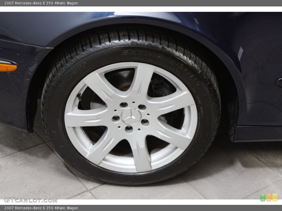 2007 Mercedes-Benz E 350 4Matic Wagon Wheel and Tire Photo #60140949