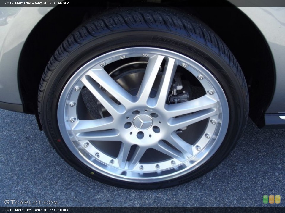 2012 Mercedes-Benz ML 350 4Matic Wheel and Tire Photo #60145095