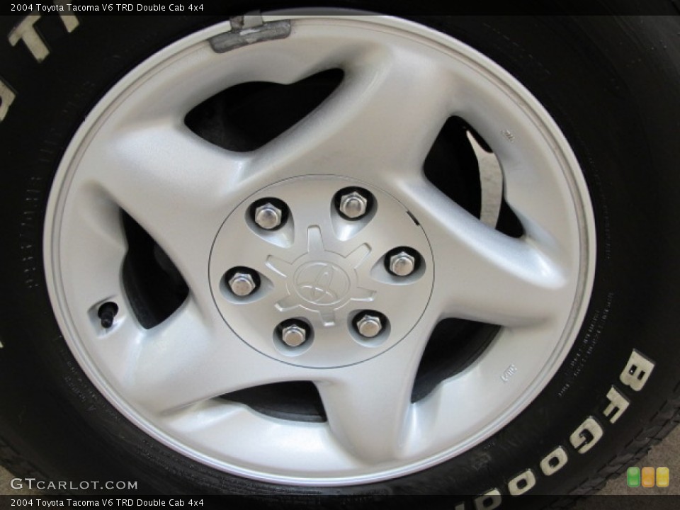 2004 Toyota Tacoma V6 TRD Double Cab 4x4 Wheel and Tire Photo #60145692