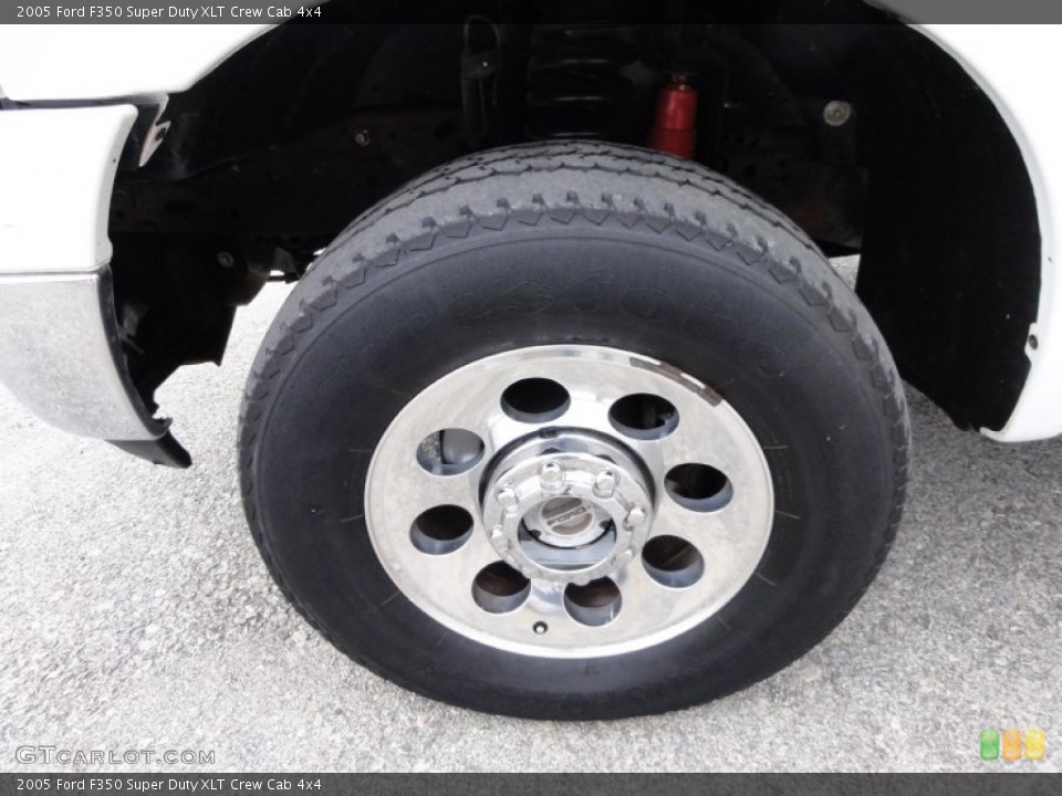 2005 Ford F350 Super Duty XLT Crew Cab 4x4 Wheel and Tire Photo #60148362