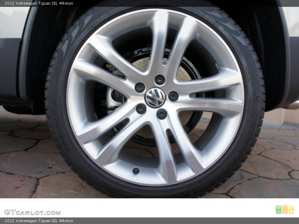 2012 Volkswagen Tiguan SEL 4Motion Wheel and Tire Photo #60148699