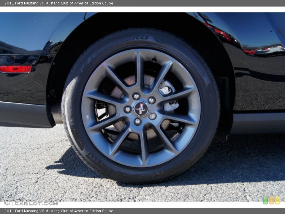 2011 Ford Mustang V6 Mustang Club of America Edition Coupe Wheel and Tire Photo #60150021