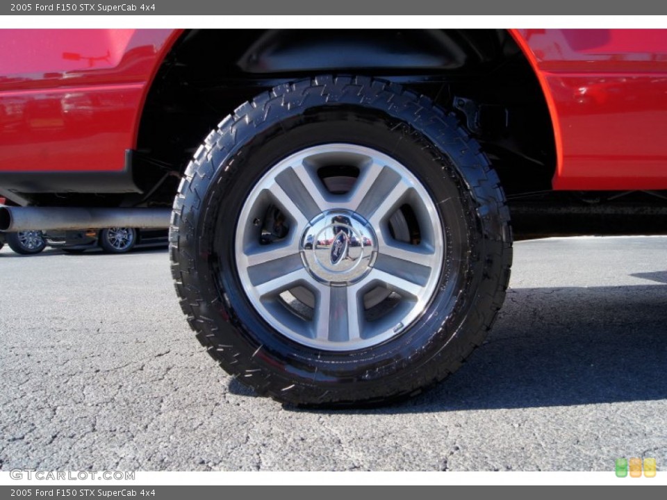 2005 Ford F150 STX SuperCab 4x4 Wheel and Tire Photo #60150315