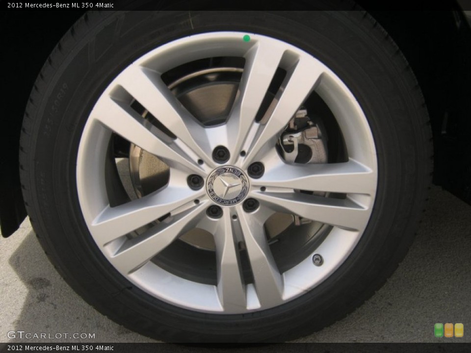 2012 Mercedes-Benz ML 350 4Matic Wheel and Tire Photo #60152378