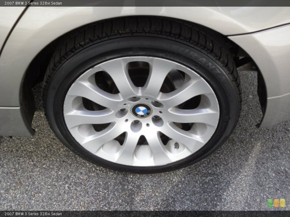 2007 BMW 3 Series 328xi Sedan Wheel and Tire Photo #60166626