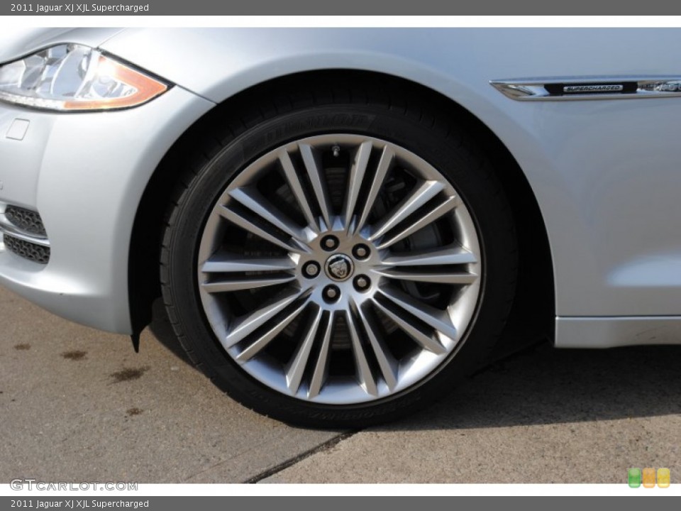 2011 Jaguar XJ XJL Supercharged Wheel and Tire Photo #60169026