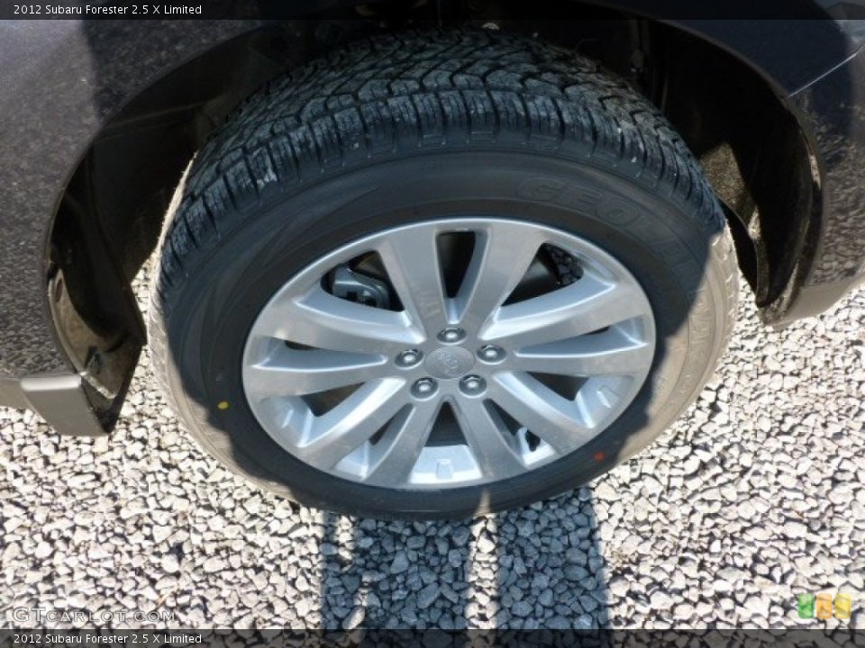 2012 Subaru Forester 2.5 X Limited Wheel and Tire Photo #60169678