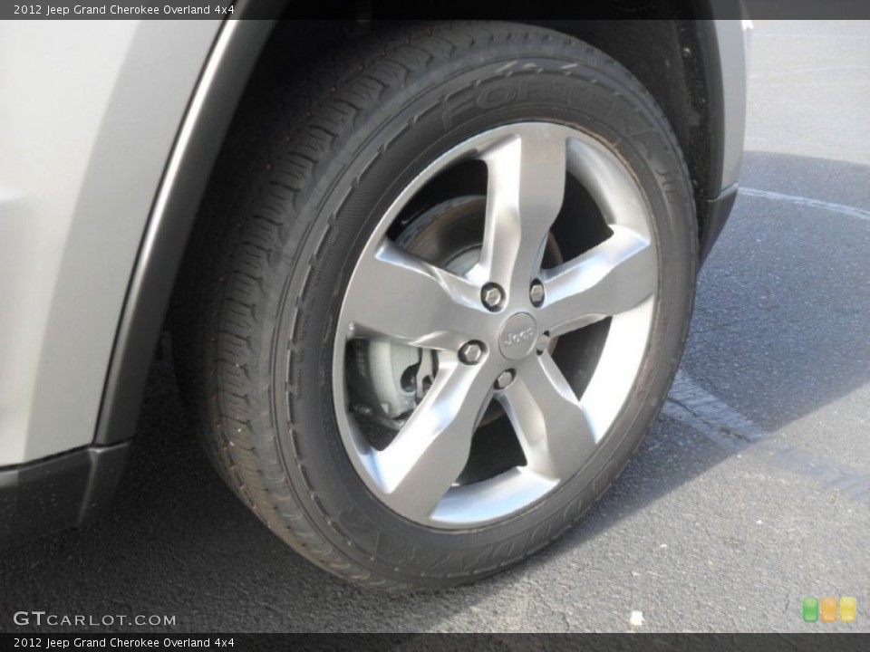 2012 Jeep Grand Cherokee Overland 4x4 Wheel and Tire Photo #60173613