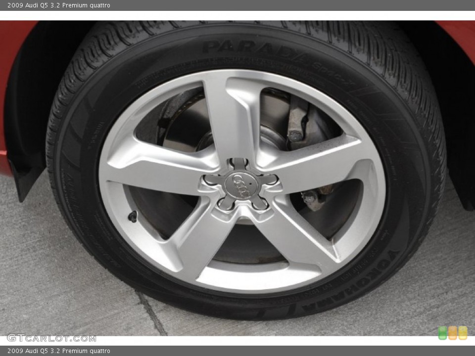 2009 Audi Q5 3.2 Premium quattro Wheel and Tire Photo #60189066