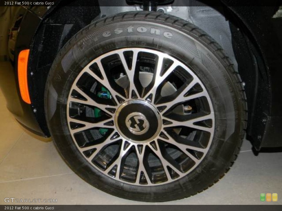 2012 Fiat 500 c cabrio Gucci Wheel and Tire Photo #60190296