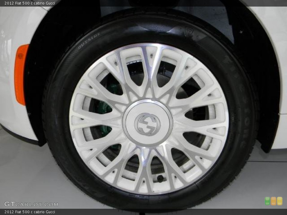 2012 Fiat 500 c cabrio Gucci Wheel and Tire Photo #60190386