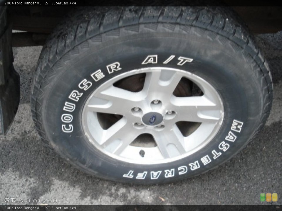 2004 Ford Ranger XLT SST SuperCab 4x4 Wheel and Tire Photo #60190956