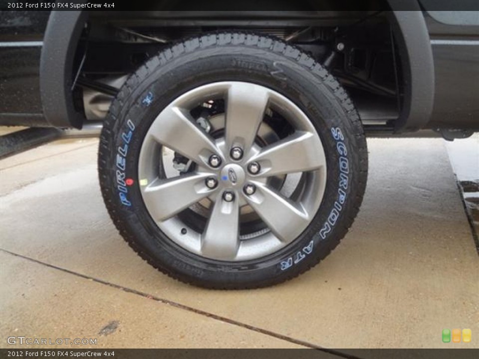 2012 Ford F150 FX4 SuperCrew 4x4 Wheel and Tire Photo #60191712