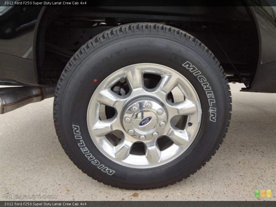 2012 Ford F250 Super Duty Lariat Crew Cab 4x4 Wheel and Tire Photo #60192915
