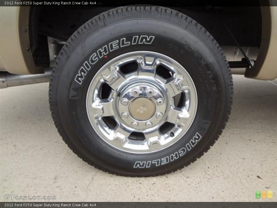 2012 Ford F250 Super Duty King Ranch Crew Cab 4x4 Wheel and Tire Photo #60193119