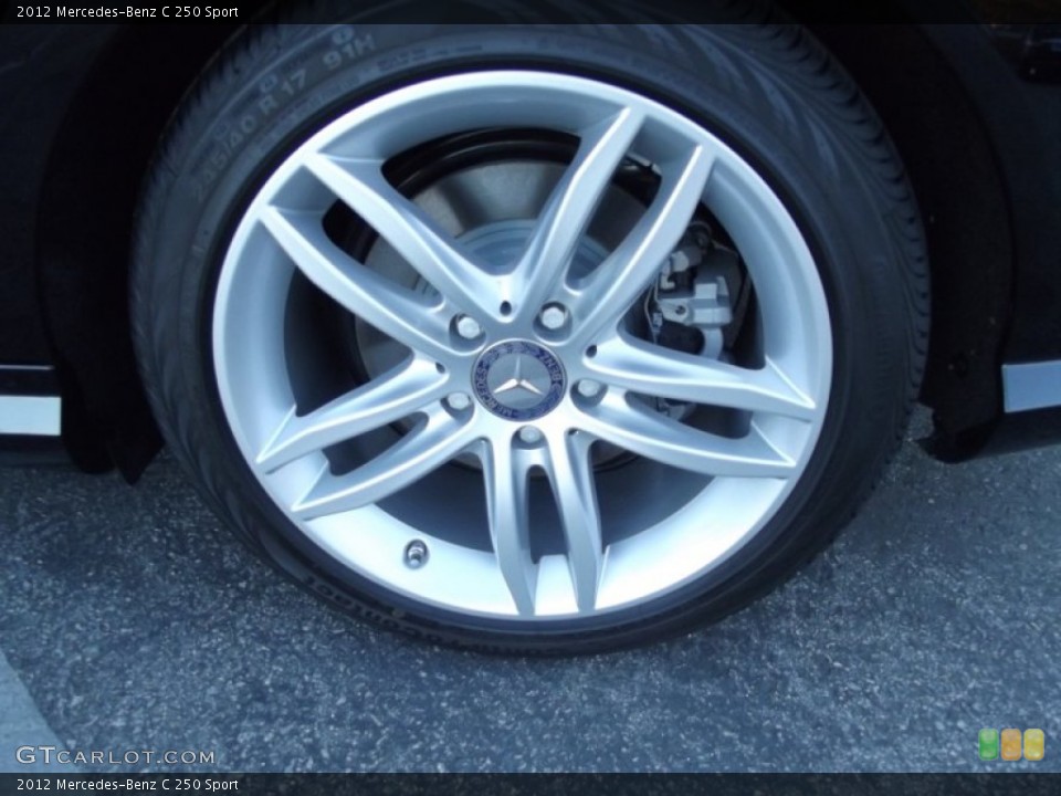 2012 Mercedes-Benz C 250 Sport Wheel and Tire Photo #60194558