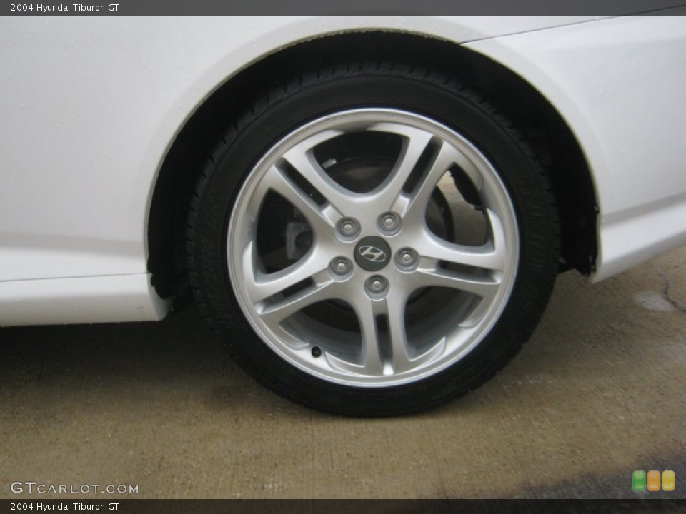 2004 Hyundai Tiburon GT Wheel and Tire Photo #60195522