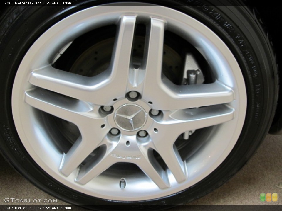 2005 Mercedes-Benz S 55 AMG Sedan Wheel and Tire Photo #60198463