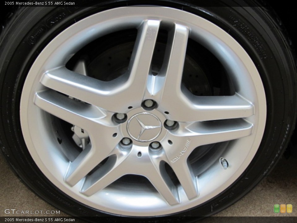 2005 Mercedes-Benz S 55 AMG Sedan Wheel and Tire Photo #60198472