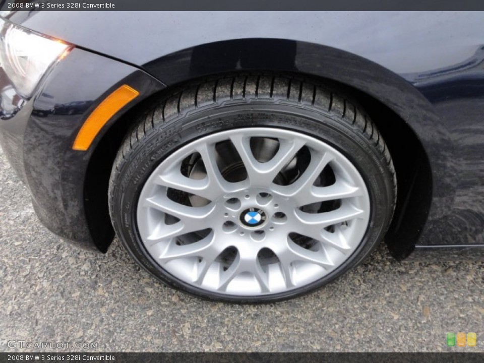 2008 BMW 3 Series 328i Convertible Wheel and Tire Photo #60200311