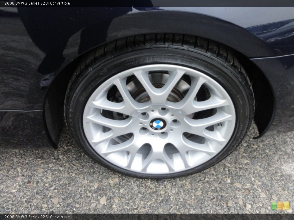 2008 BMW 3 Series 328i Convertible Wheel and Tire Photo #60200320