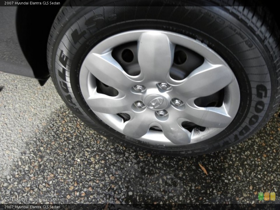 2007 Hyundai Elantra GLS Sedan Wheel and Tire Photo #60200674